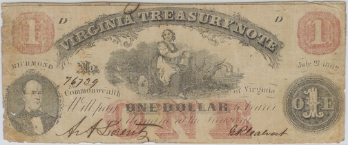 Virginia 1 dollar
